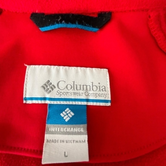 Columbia Interchange full zip fleece lined red jacket size L - Picture 11 of 16